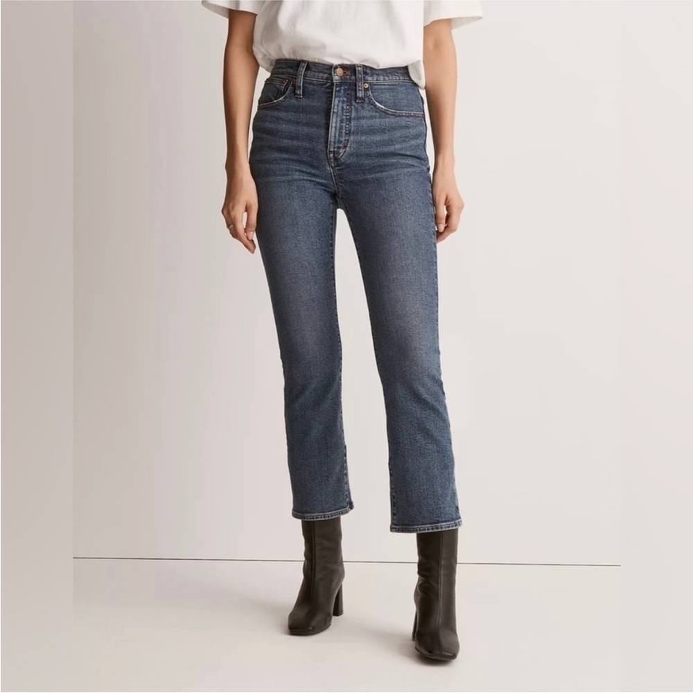 Madewell Cali Demi Boot Jeans in Glenside wash